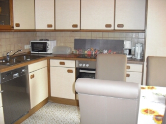 Küche der Ferienwohnung 2